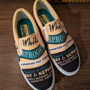 NEW Mens Wray and Nephew Rum Canvas Slip On Shoes 11.5